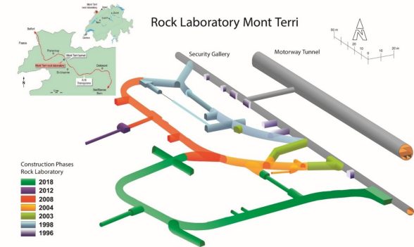 Map of the rock lab including gallery 2018